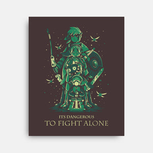 Don't Fight Alone-None-Stretched-Canvas-yumie