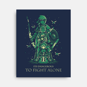 Don't Fight Alone-None-Stretched-Canvas-yumie