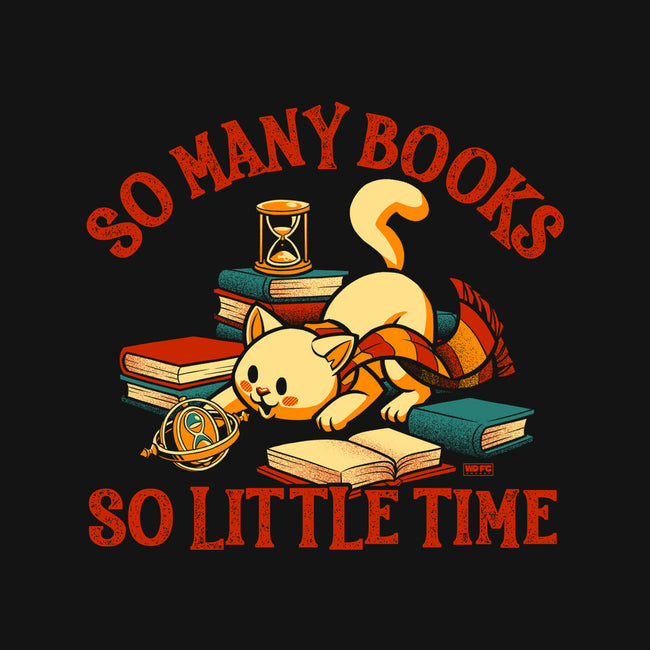Many Books So Little Time-Womens-Basic-Tee-worlddominationforcats