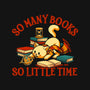 Many Books So Little Time-None-Adjustable Tote-Bag-worlddominationforcats