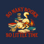 Many Books So Little Time-Unisex-Zip-Up-Sweatshirt-worlddominationforcats