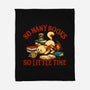 Many Books So Little Time-None-Fleece-Blanket-worlddominationforcats