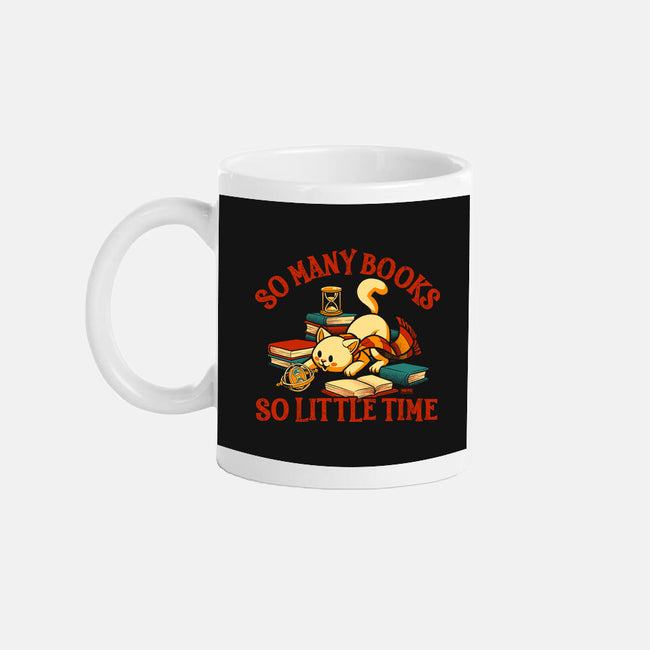 Many Books So Little Time-None-Mug-Drinkware-worlddominationforcats