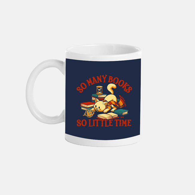 Many Books So Little Time-None-Mug-Drinkware-worlddominationforcats