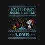Maybe It Just Needs Love-Womens-Fitted-Tee-kg07