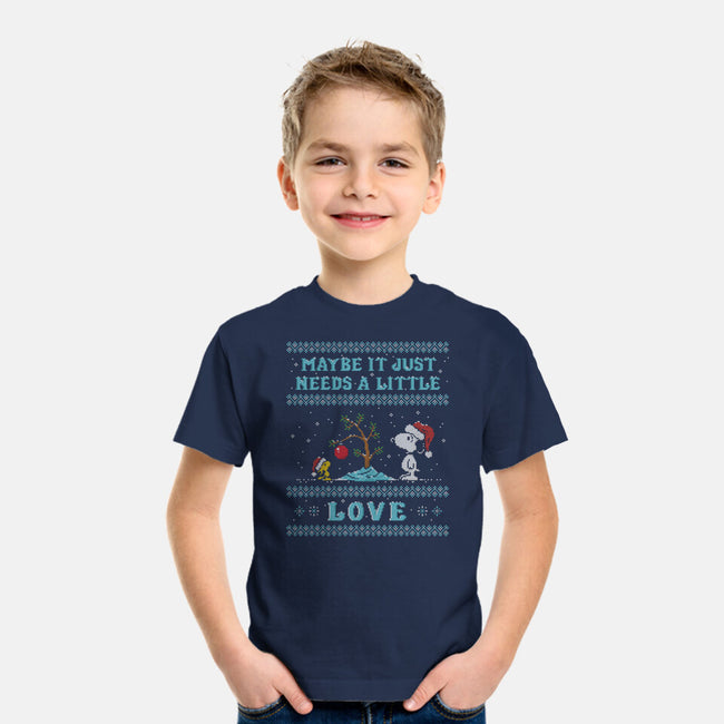 Maybe It Just Needs Love-Youth-Basic-Tee-kg07