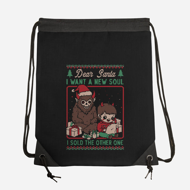 Ugly Sweater Christmas Pact-None-Drawstring-Bag-Studio Mootant