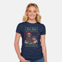 Ugly Sweater Christmas Pact-Womens-Fitted-Tee-Studio Mootant