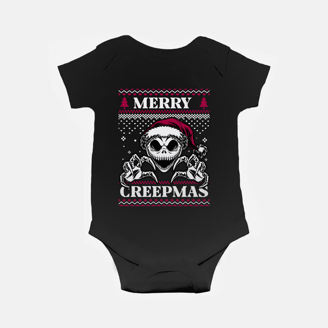 Ugly Sweater Spooky Christmas-Baby-Basic-Onesie-Studio Mootant