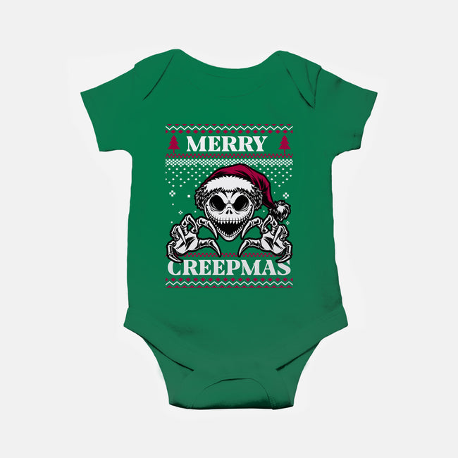 Ugly Sweater Spooky Christmas-Baby-Basic-Onesie-Studio Mootant