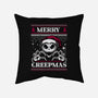 Ugly Sweater Spooky Christmas-None-Removable Cover w Insert-Throw Pillow-Studio Mootant