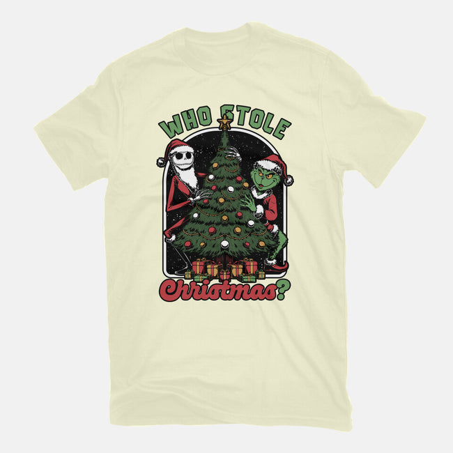 Stealing Christmas Movies-Mens-Basic-Tee-Studio Mootant