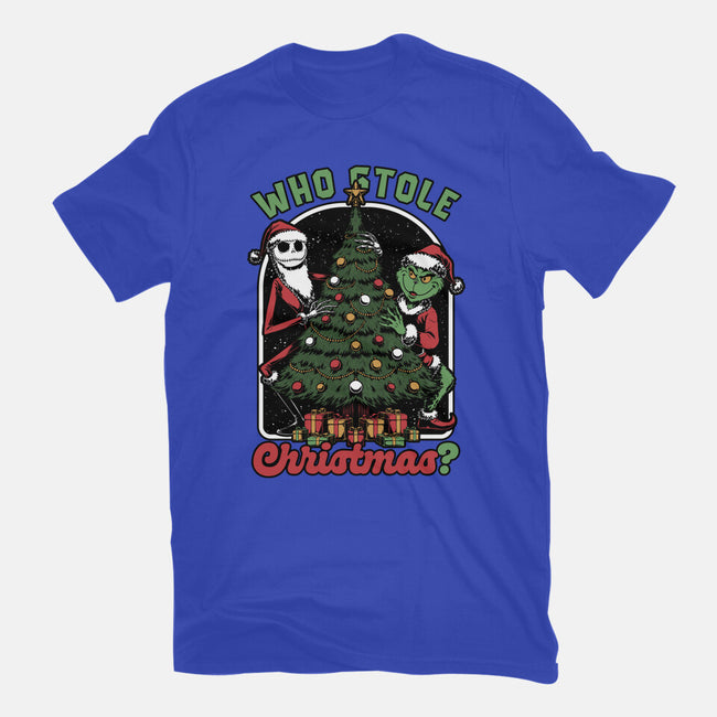 Stealing Christmas Movies-Unisex-Basic-Tee-Studio Mootant