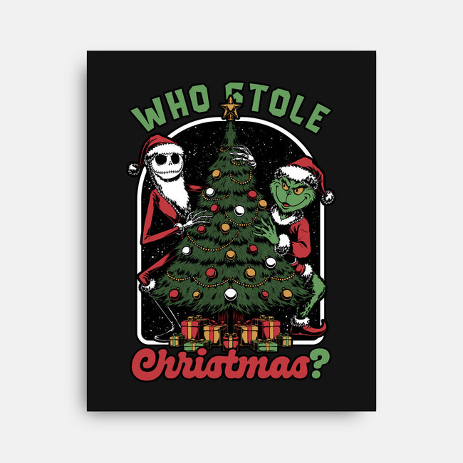 Stealing Christmas Movies-None-Stretched-Canvas-Studio Mootant