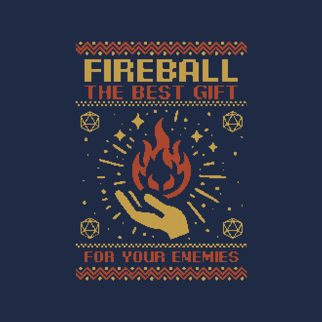 Ugly Sweater Fireball-Womens-Fitted-Tee-Studio Mootant