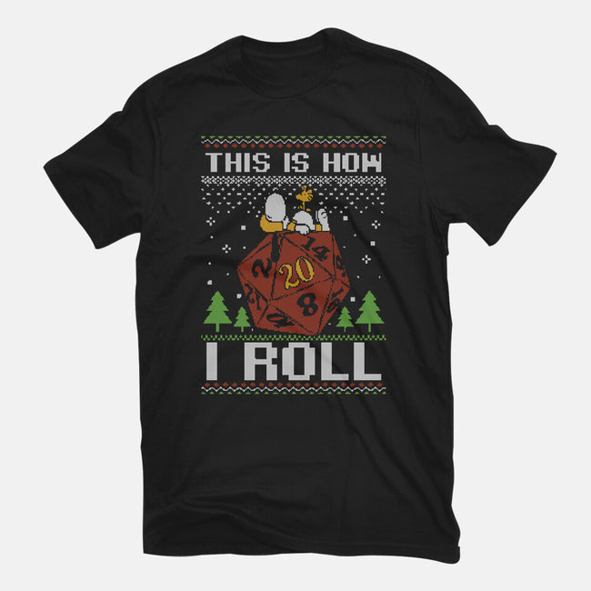 Ugly Sweater Beagle-Womens-Fitted-Tee-Studio Mootant