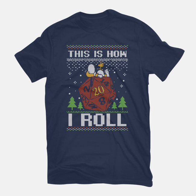 Ugly Sweater Beagle-Womens-Fitted-Tee-Studio Mootant
