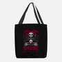 Creepy Christmas Skeleton-None-Basic Tote-Bag-Studio Mootant