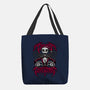 Creepy Christmas Skeleton-None-Basic Tote-Bag-Studio Mootant