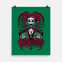 Creepy Christmas Skeleton-None-Matte-Poster-Studio Mootant