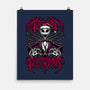 Creepy Christmas Skeleton-None-Matte-Poster-Studio Mootant