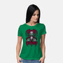 Creepy Christmas Skeleton-Womens-Basic-Tee-Studio Mootant