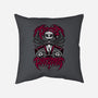 Creepy Christmas Skeleton-None-Removable Cover w Insert-Throw Pillow-Studio Mootant