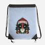 Ho Freakin Ho-None-Drawstring-Bag-glitchygorilla