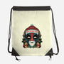 Ho Freakin Ho-None-Drawstring-Bag-glitchygorilla
