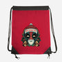 Ho Freakin Ho-None-Drawstring-Bag-glitchygorilla