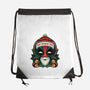 Ho Freakin Ho-None-Drawstring-Bag-glitchygorilla