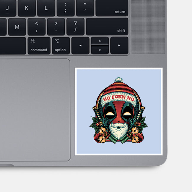 Ho Freakin Ho-None-Glossy-Sticker-glitchygorilla