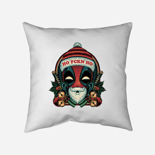 Ho Freakin Ho-None-Removable Cover w Insert-Throw Pillow-glitchygorilla