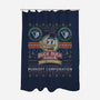 Sinyala Facility Ugly Sweater-None-Polyester-Shower Curtain-LAGELANTEE