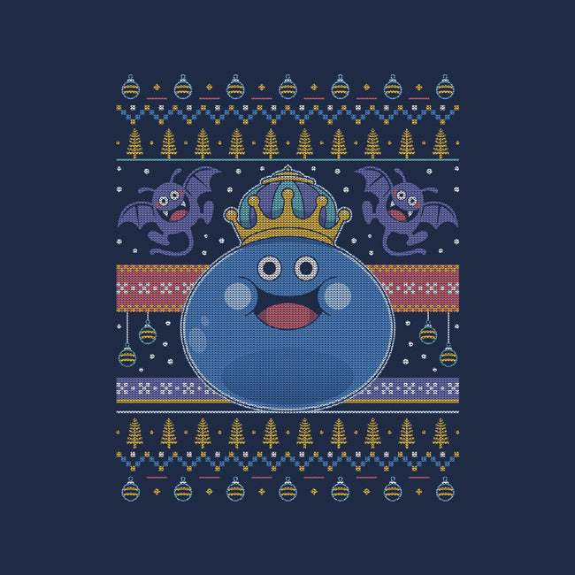 King Slime Ugly Sweater-Womens-Fitted-Tee-LAGELANTEE