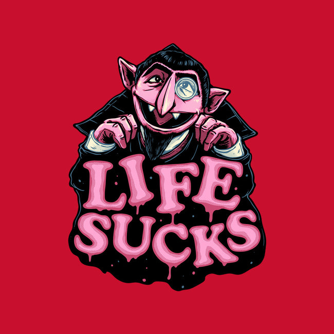 This Life Sucks-Womens-Off Shoulder-Tee-glitchygorilla