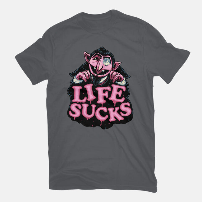 This Life Sucks-Unisex-Basic-Tee-glitchygorilla