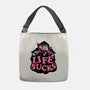 This Life Sucks-None-Adjustable Tote-Bag-glitchygorilla