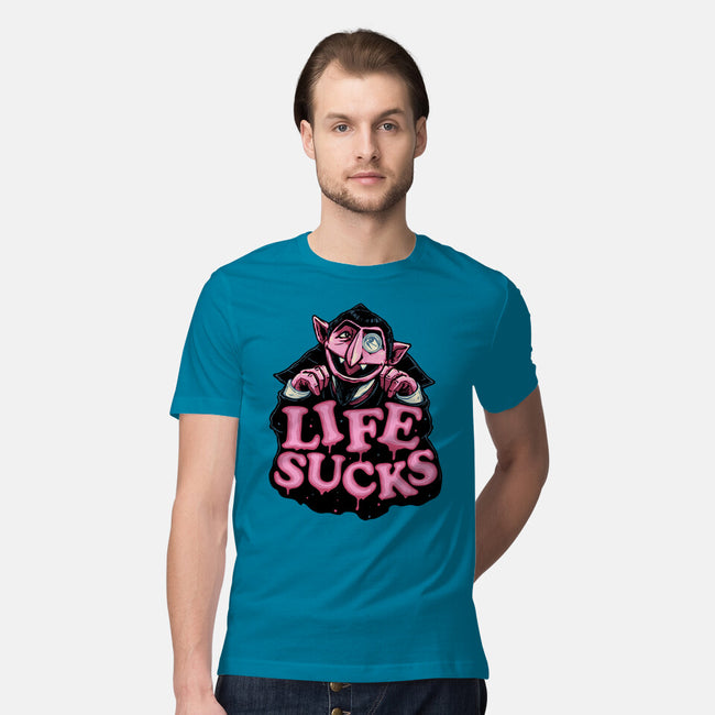 This Life Sucks-Mens-Premium-Tee-glitchygorilla