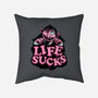 This Life Sucks-None-Removable Cover w Insert-Throw Pillow-glitchygorilla