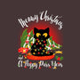 Meowy Christmas And A Happy Purr Year-None-Adjustable Tote-Bag-Tronyx79