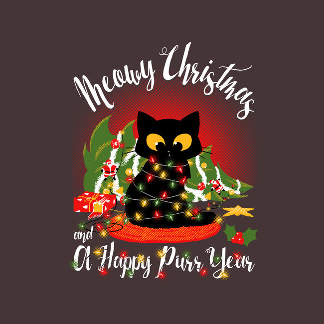 Meowy Christmas And A Happy Purr Year-Unisex-Crew Neck-Sweatshirt-Tronyx79