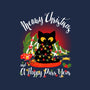 Meowy Christmas And A Happy Purr Year-Womens-Fitted-Tee-Tronyx79