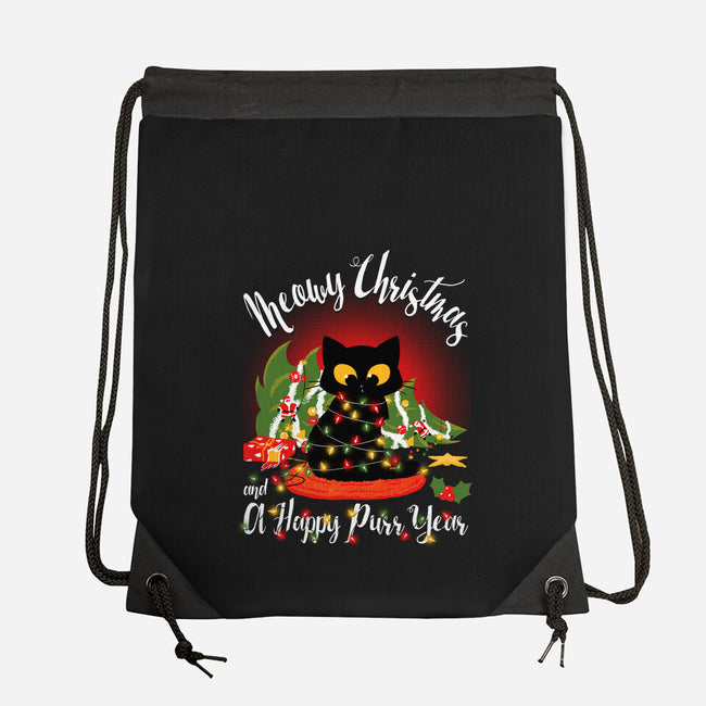 Meowy Christmas And A Happy Purr Year-None-Drawstring-Bag-Tronyx79