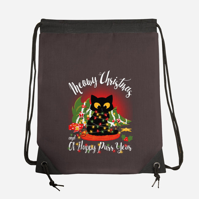 Meowy Christmas And A Happy Purr Year-None-Drawstring-Bag-Tronyx79