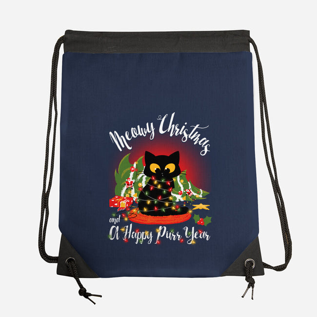 Meowy Christmas And A Happy Purr Year-None-Drawstring-Bag-Tronyx79