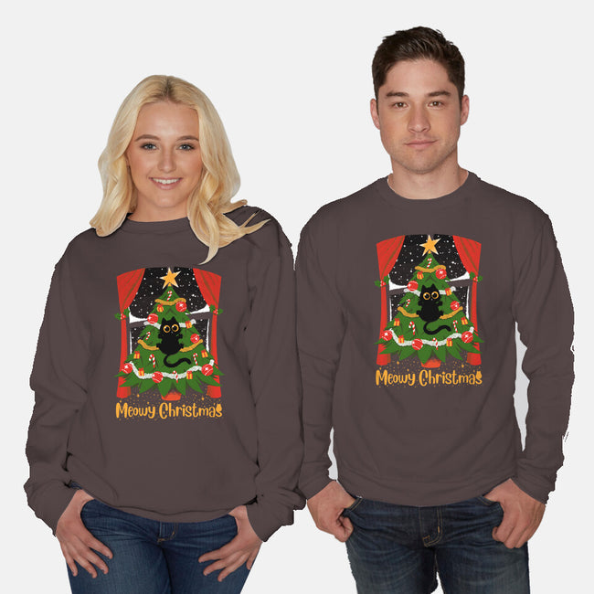 Cats Magnet-Unisex-Crew Neck-Sweatshirt-Tronyx79