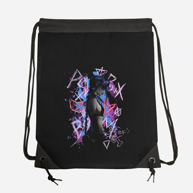 Shadow Crazy Jinx-None-Drawstring-Bag-fanfabio