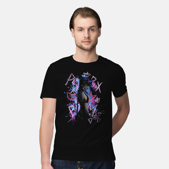 Shadow Crazy Jinx-Mens-Premium-Tee-fanfabio