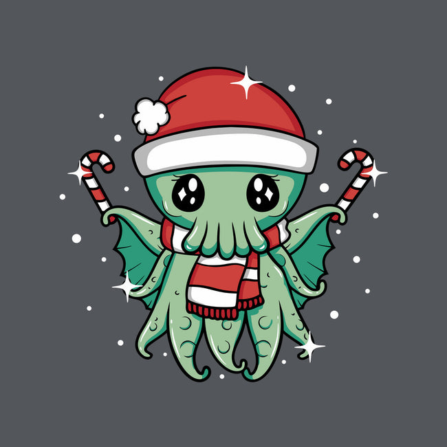 Christmas Cthulhu-Womens-V-Neck-Tee-brunopires